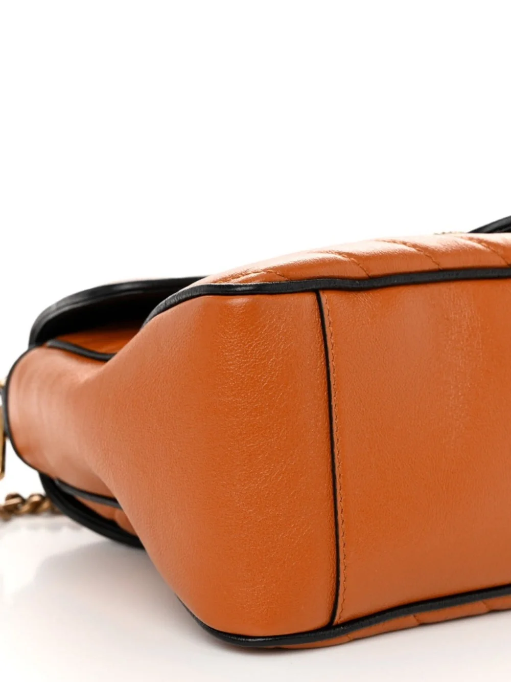 GUCCI Azalea Calfskin Matelasse Diagonal Torchon GG Marmont Top Handle Shoulder